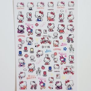⭐4/$15 Hello Kitty Spring Nail Art Stickers